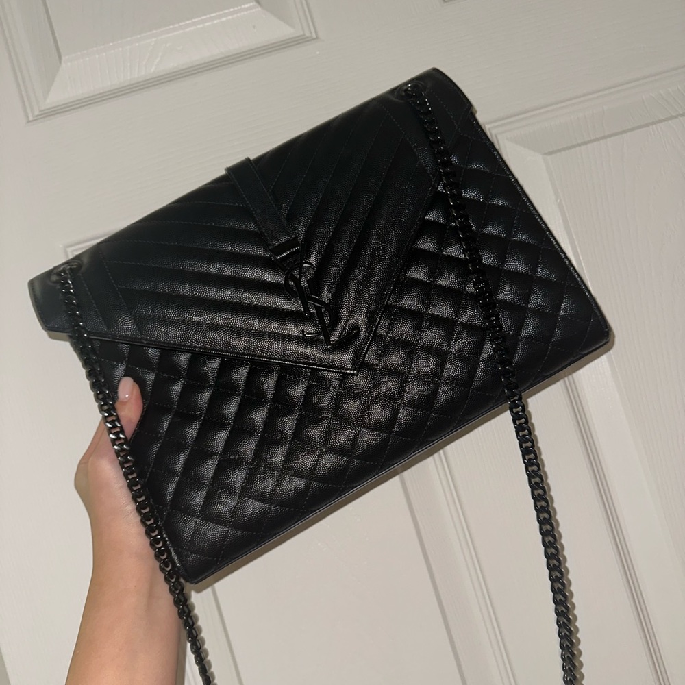 Large YSL envelope bag